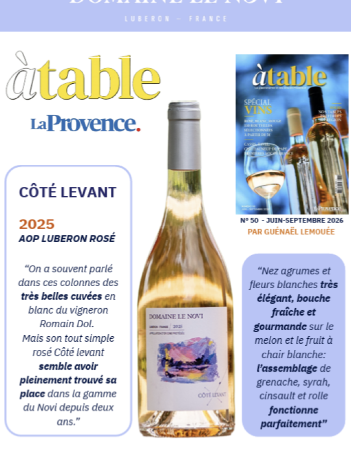 La Provence - à Table ! Spécial Vins 